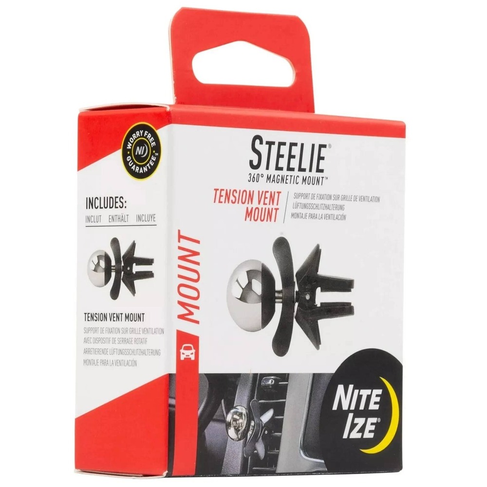 Nite Ize Steelie‎ Tension Vent Mount 360 Magnetic Car Phone Holder STVM2-11-R8
